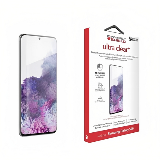 Ochranná fólie Zagg Ultra Clear+ pro Samsung Galaxy S20 G980, plastová 200204858