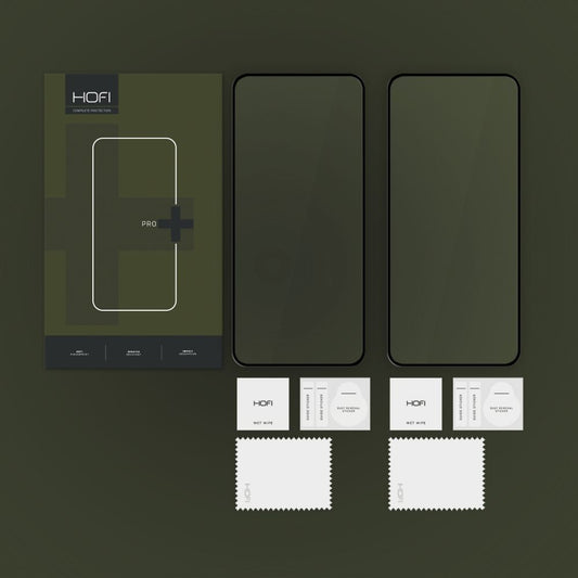 Ochranné sklo HOFI Glass PRO+ pro OnePlus Nord 4, ochranné sklo, sada 2 kusů, 2,5D, černé