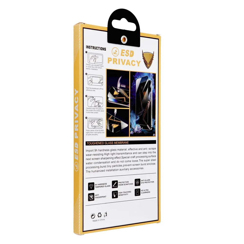 Ochranná fólie Privacy OG Premium pro Apple iPhone 17 Pro Max, Tvrzené sklo, Full Glue