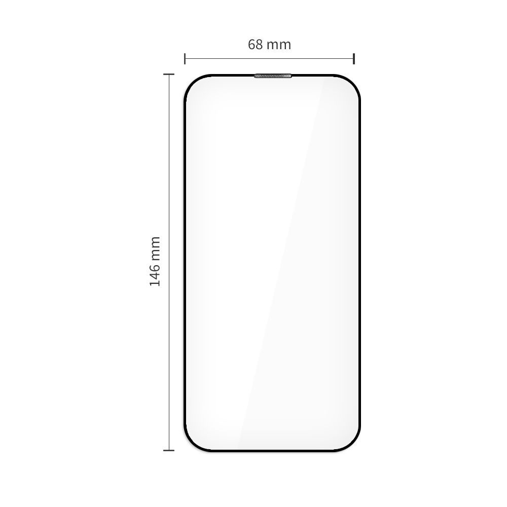 Ochranná fólie na displej Tech-Protect Quick Set+ pro Apple iPhone 17, Tvrzené sklo, Full Glue, Sada 2 kusy, Černá
