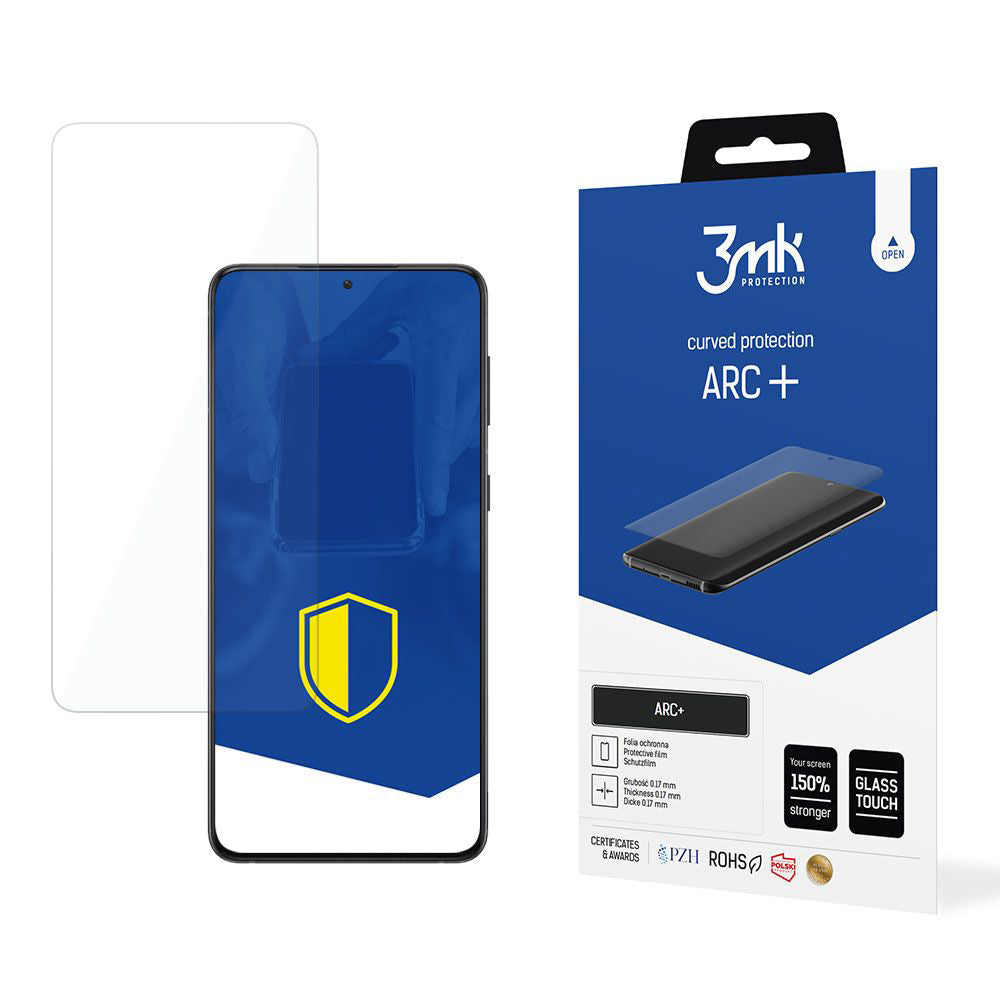 Ochranná fólie na displej 3MK ARC+ pro Samsung Galaxy S21 5G G991, plast