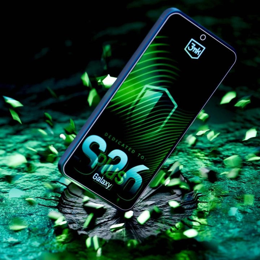 Ochranná fólie 3MK FlexibleGlass pro Samsung Galaxy S26 Plus S947, Flexibilní sklo, Full Glue, Průhledná