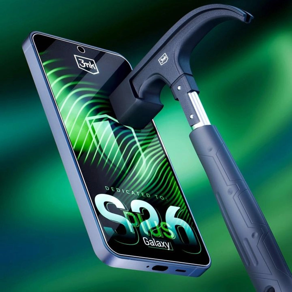 Ochranná fólie 3MK FlexibleGlass pro Samsung Galaxy S26 Plus S947, Flexibilní sklo, Full Glue, Průhledná