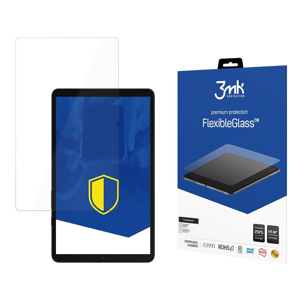 Ochranná fólie na displej 3MK FlexibleGlass pro Samsung Galaxy Tab A11+ / Tab A9+, flexibilní sklo, plné lepidlo