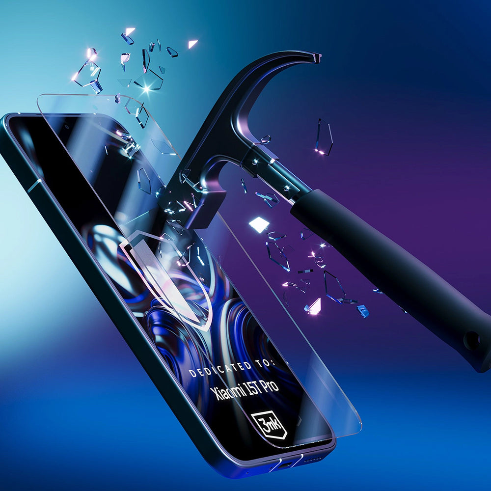 Ochranná fólie 3MK FlexibleGlass pro Xiaomi 15T Pro, Flexibilní sklo, Full Glue