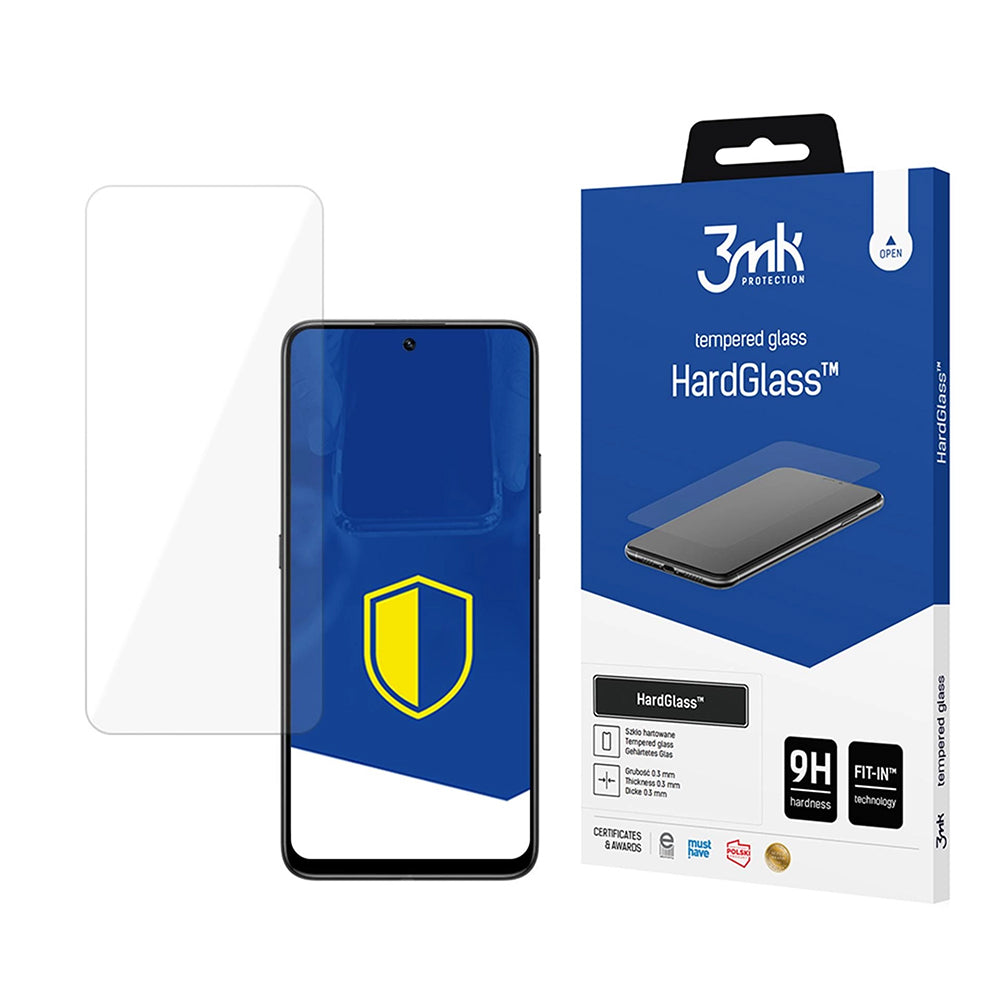Ochranná fólie na displej 3MK HardGlass pro Honor 400 Smart 4G / 400 Smart 5G, tvrzené sklo, plné lepidlo