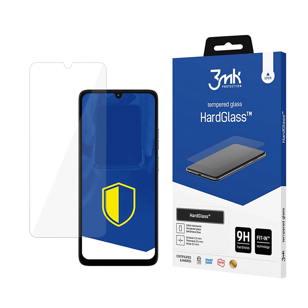 Ochranná fólie 3MK HardGlass pro Motorola Moto G06, Tvrzené sklo, Full Glue