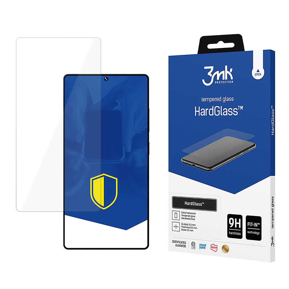 Ochranná fólie na displej 3MK HardGlass pro Samsung Galaxy S25 Ultra S938, tvrzené sklo, plné lepidlo