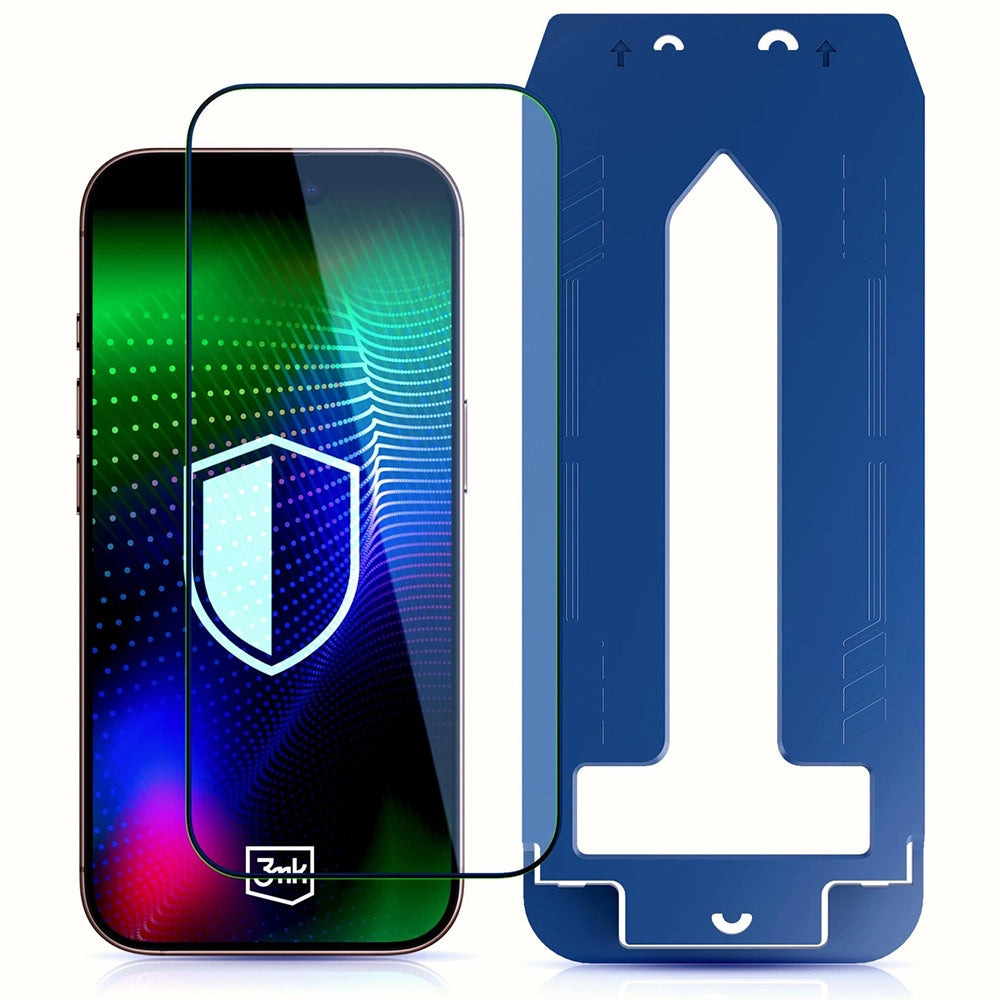 Ochranná fólie 3MK Hardy Ultra pro Apple iPhone 17 Air, Tvrzené sklo, Full Glue, Černá