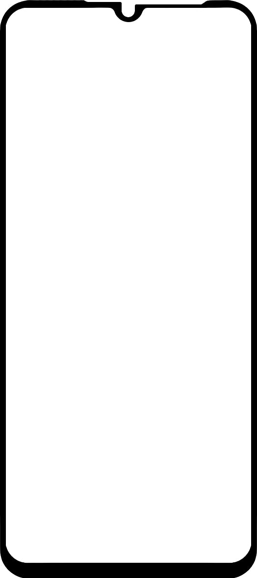 BLUE Shield Screen Protector pro Samsung Galaxy A22 5G A226, stíněné sklo, plně lepené, vhodné do pouzdra, černé