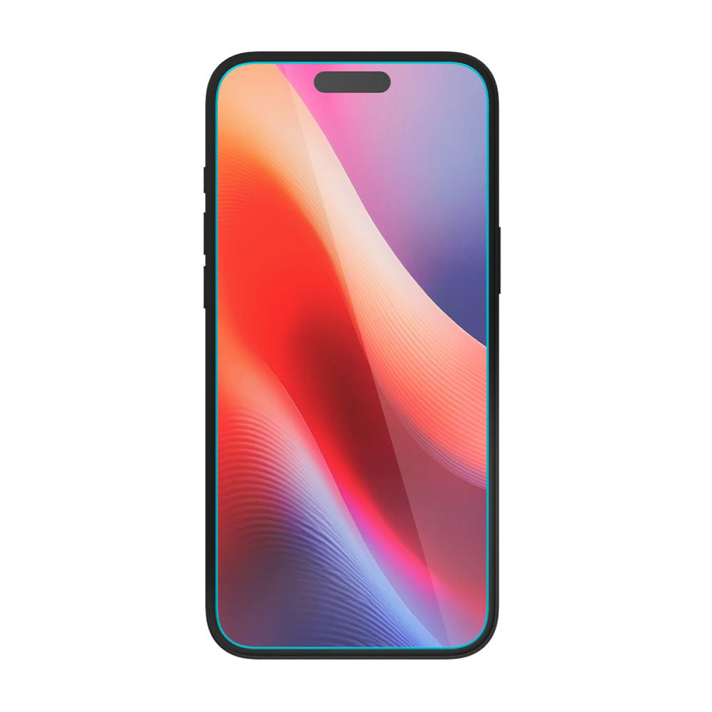 Ochranná fólie na displej Privacy Spigen GlastR EZ FIT pro Apple iPhone 16 / 15, Tvrzené sklo, Full Glue, Sada 2 kusy AGL06905