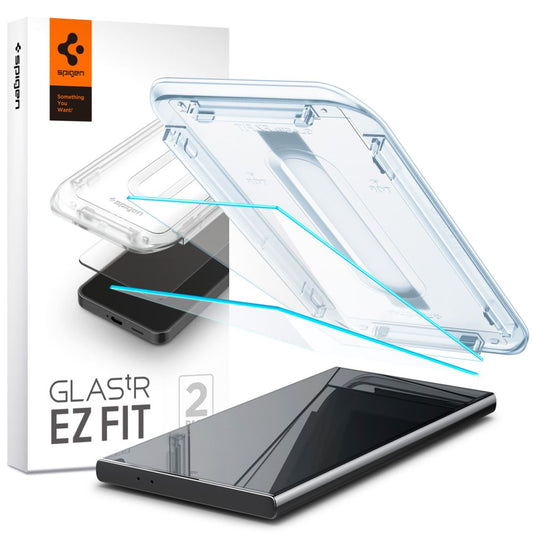 Spigen EZ FIT Screen Protector pro Samsung Galaxy S24 Ultra S928, chráněné sklo, sada 2 kusů