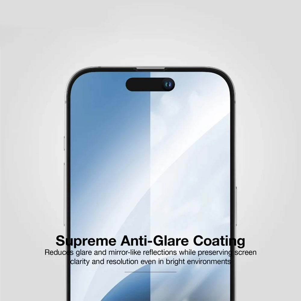 Ochranná fólie na displej Anank 10X Reinforced CG pro Apple iPhone 17 Pro, Tvrzené sklo, Full Glue, 2.5D, Černá