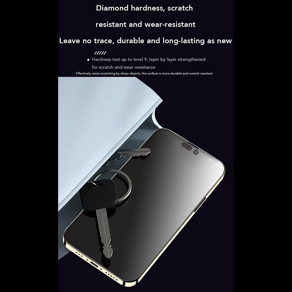 Ochranná fólie na displej Anank 1X Reinforced Anti-Fingerprint pro Apple iPhone 16, tvrzené sklo, plné lepidlo, 2.5D, černá