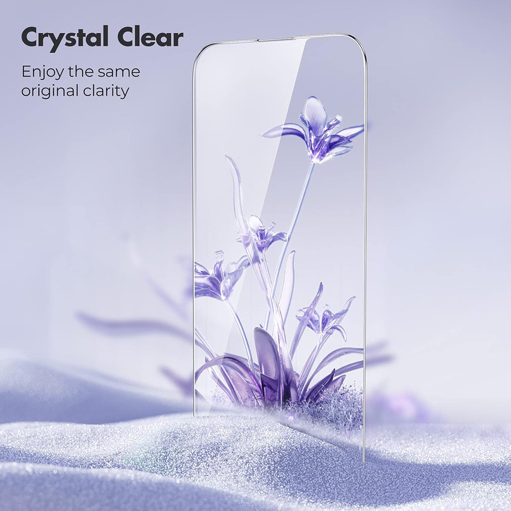 Ochranná fólie na displej Anank 1X Reinforced pro Apple iPhone 16, tvrzené sklo, plné lepidlo, 3D, sada 10 kusů