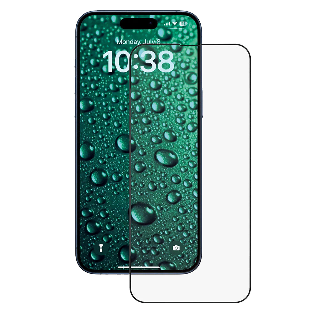 Ochranná fólie na displej Anank 5X Reinforced Invisible pro Apple iPhone 17 Pro, Tvrzené sklo, Full Glue, 3D, Černá
