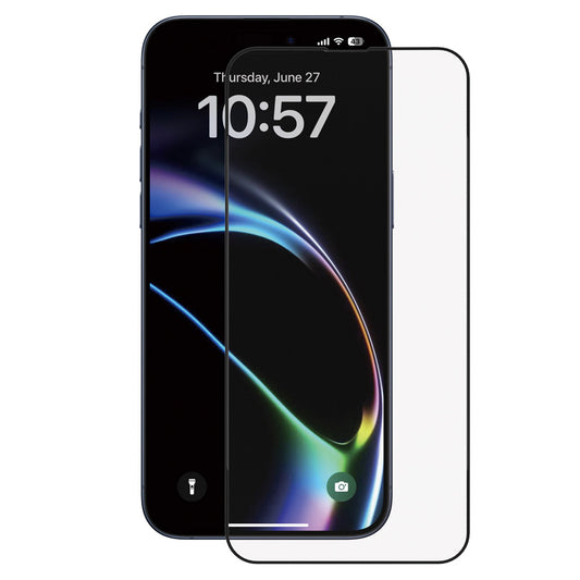 Ochranná fólie na displej Anank 5X Reinforced pro Apple iPhone 17 Pro, Tvrzené sklo, Full Glue, 2.5D, Černá