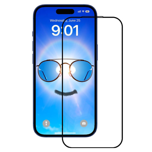 Ochranná fólie na displej Anank Anti Reflection pro Apple iPhone 17 Pro, Tvrzené sklo, Full Glue, 2.5D, Černá