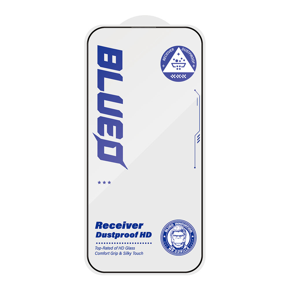Blueo Anti-Dust HD Screen Protector Film for Apple iPhone 11 Pro / XS / X, Tempered Glass, Full Glue, Black