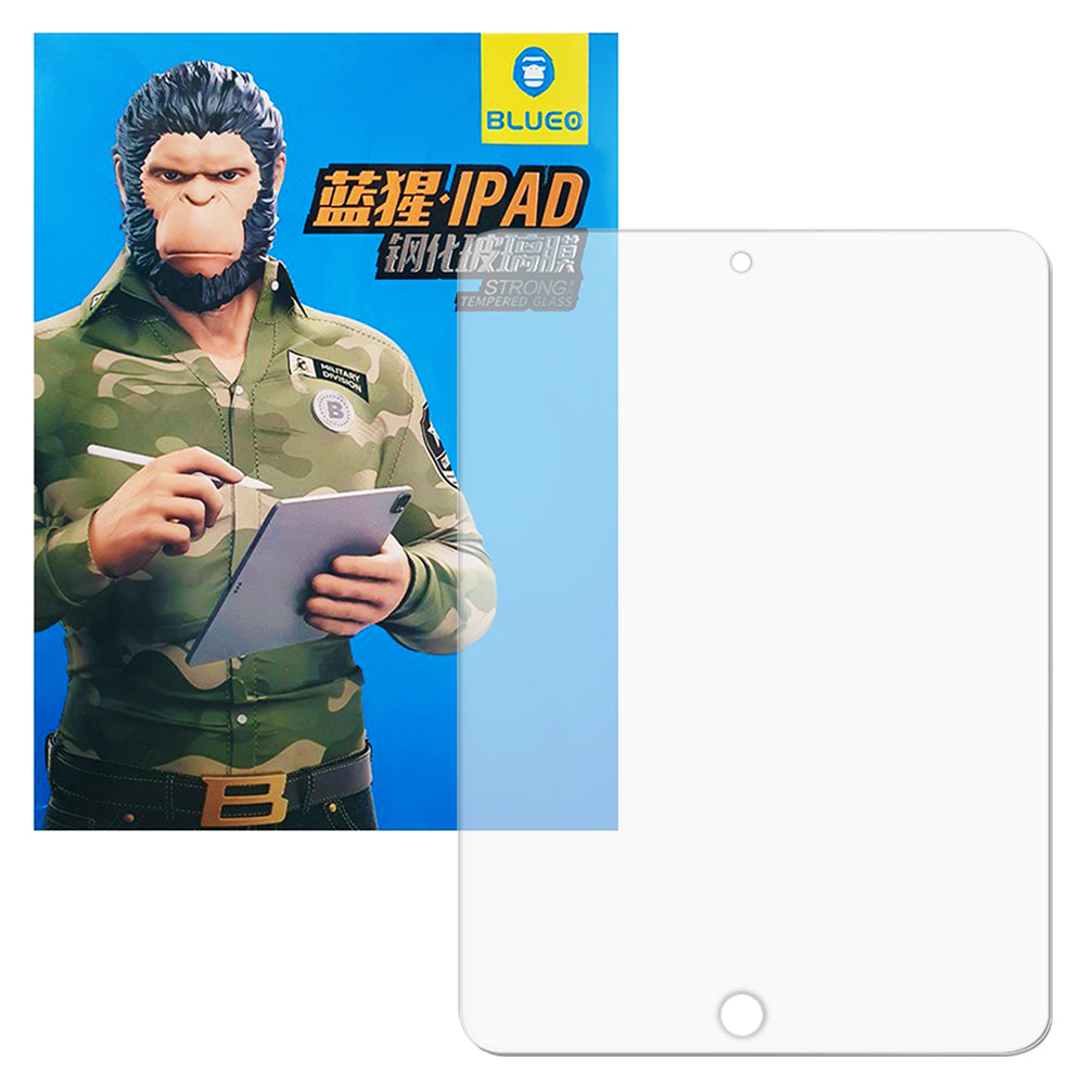 Blueo HD Screen Protector for Apple iPad 10.2 (2021) / 10.2 (2020) / 10.2 (2019), Tempered Glass, Full Glue