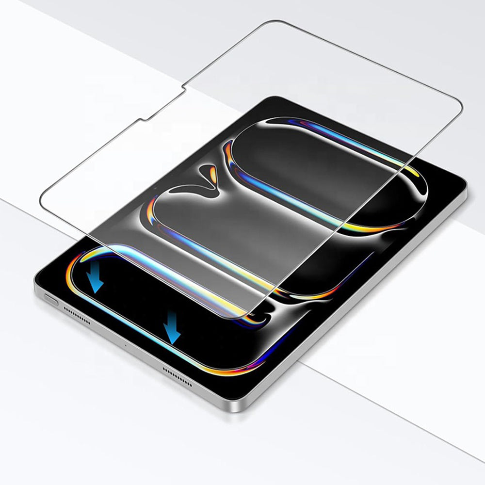 Ochranná fólie na displej Blueo HD pro Apple iPad Air 11 (2024), tvrzené sklo, plné lepidlo