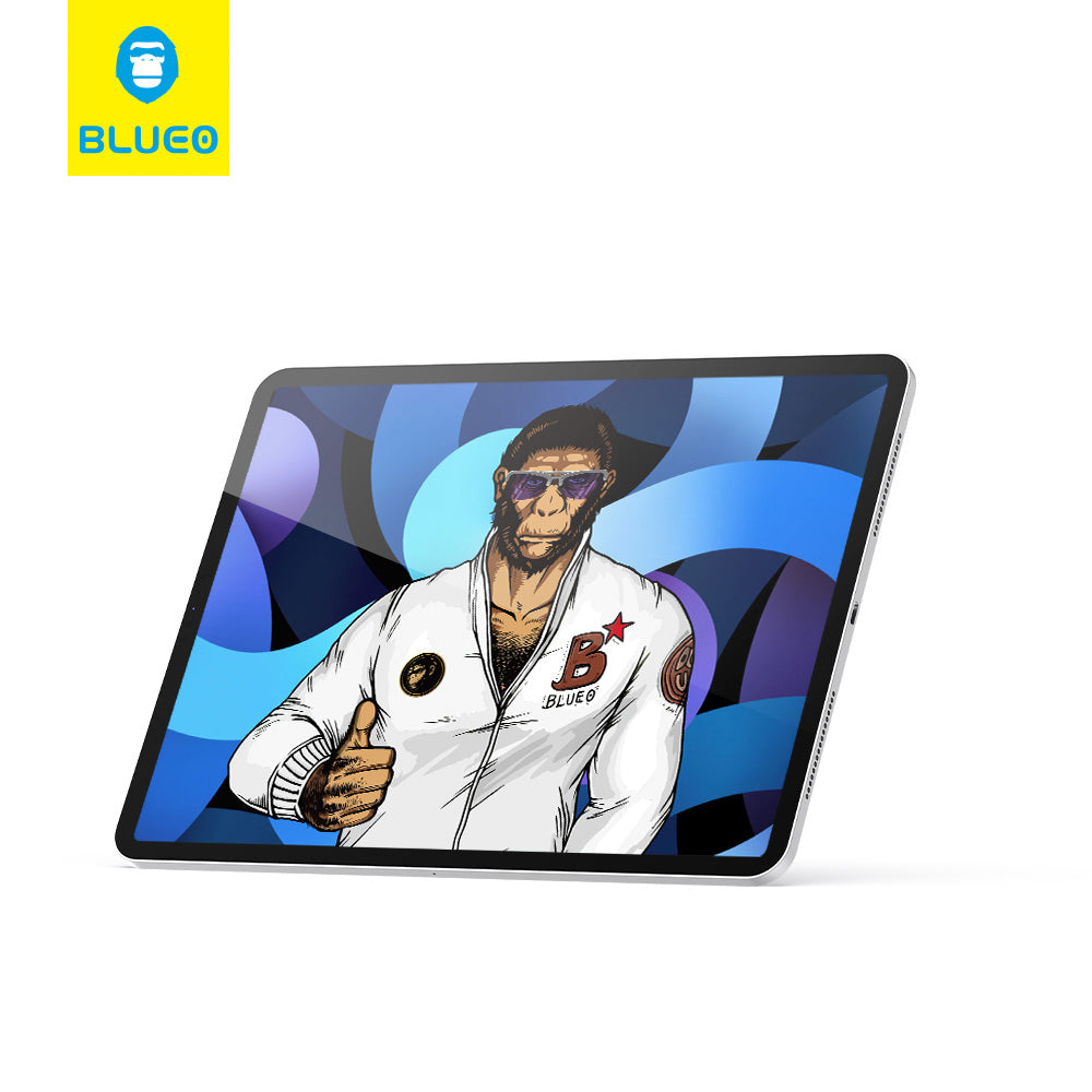Ochranná fólie na displej Blueo pro Apple iPad 10.2 (2021) / 10.2 (2020) / 10.2 (2019), tvrzené sklo, plné lepidlo