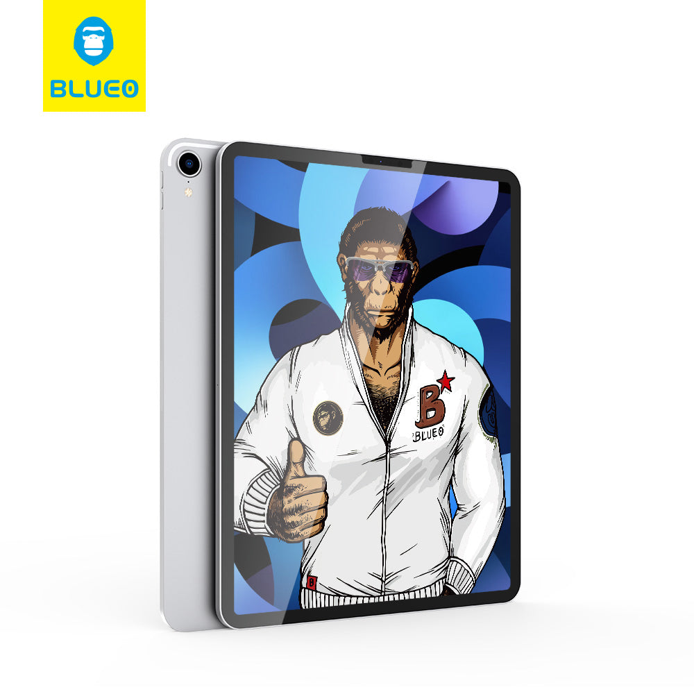 Ochranná fólie Blueo na displej pro Apple iPad Pro 12.9 (2022) / Pro 12.9 (2021) / Pro 12.9 (2020), Tvrzené sklo, Full Glue