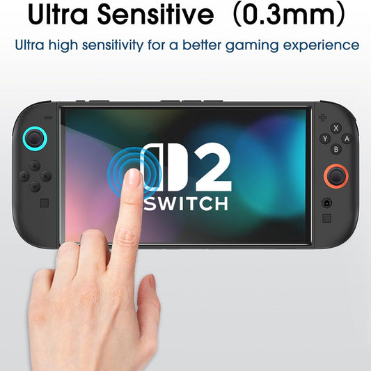 Ochranná fólie na obrazovku Techsuit SwitchAura aplikátor pro Nintendo Switch 2, tvrzené sklo, sada 2 kusů