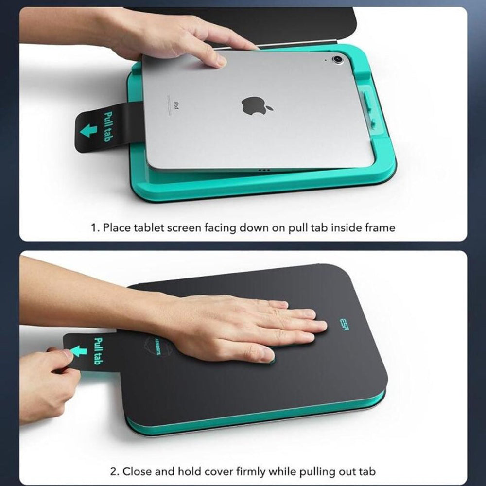 Ochranná fólie na displej ESR Armorite UltraFit pro Apple iPad Air 11 (2026) / Air 11 (2025), tvrzené sklo, plné lepidlo, sada 2 kusů