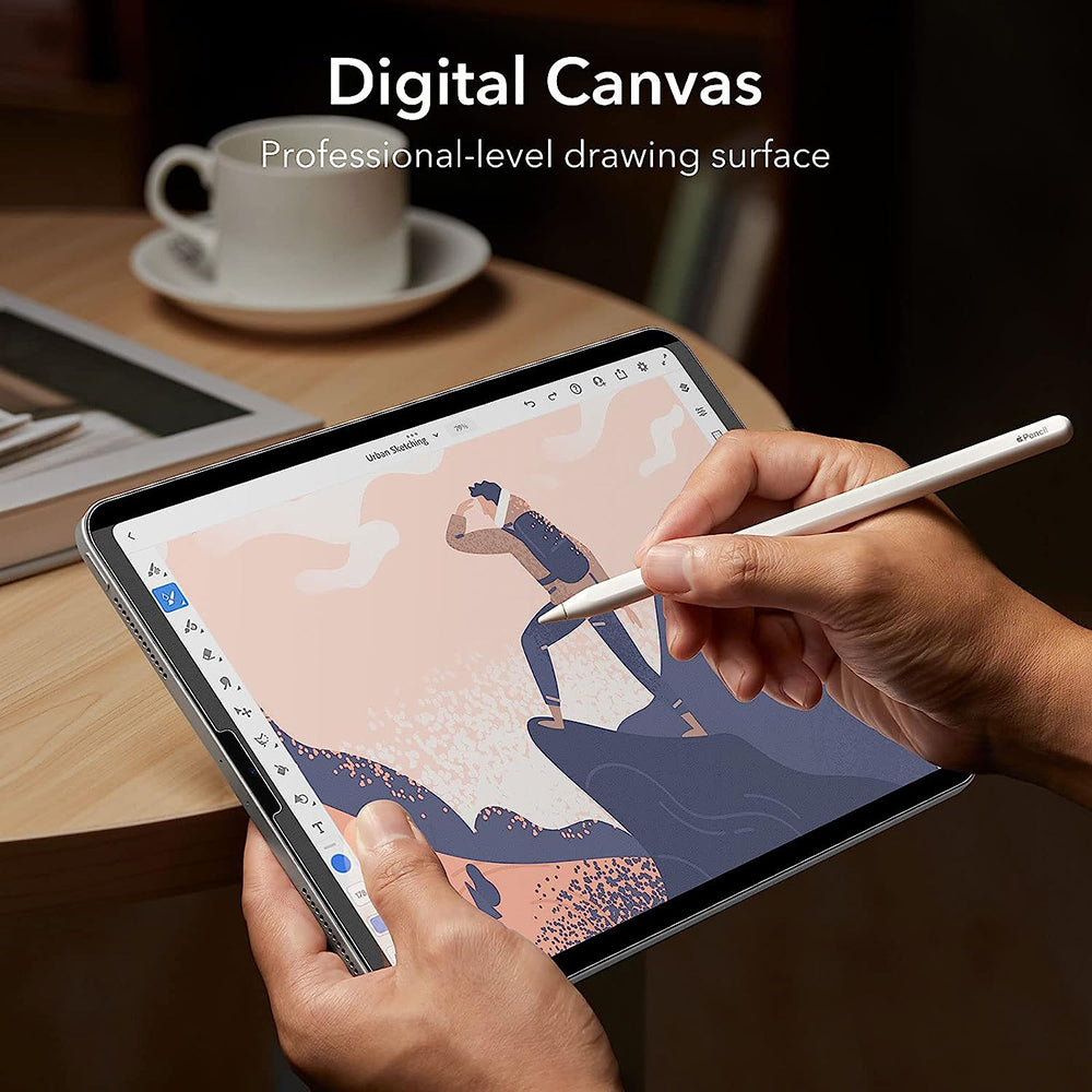 Ochranná fólie ESR Paper Feel Magnetic pro Apple iPad Air 11 (2025) / Air 11 (2024), Plast
