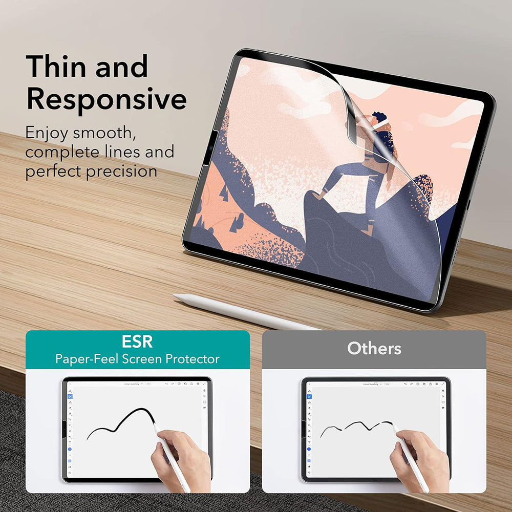 Ochranná fólie ESR Paper Feel Magnetic pro Apple iPad Air 11 (2025) / Air 11 (2024), Plast