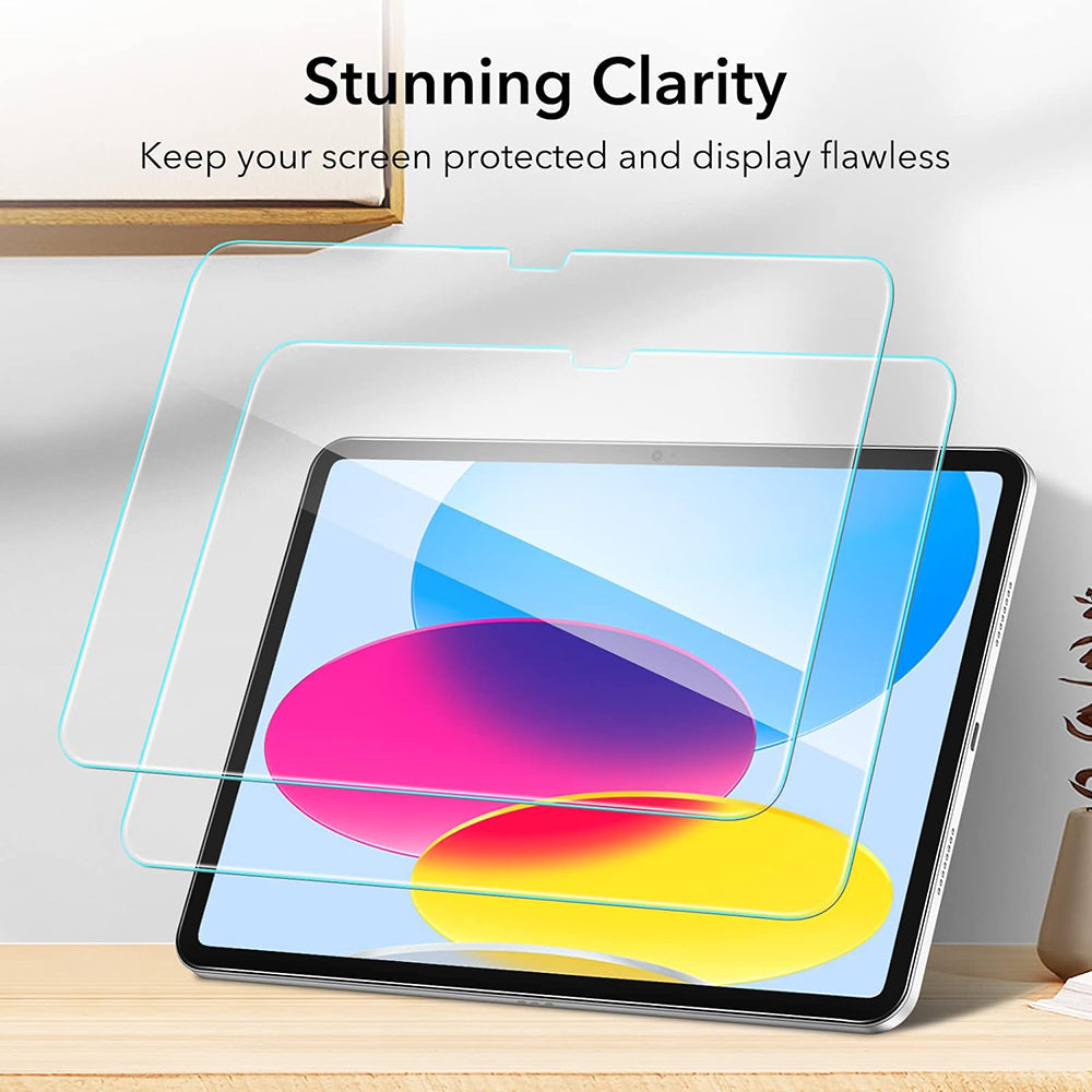 ESR Screen Protector for Apple iPad (2025) / (2022), Tempered Glass, Full Glue, Set of 2 Pieces