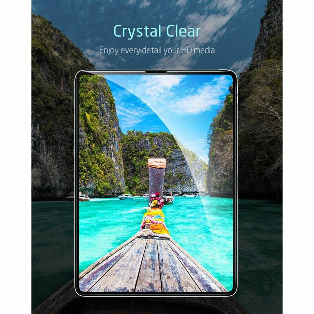 Ochranná fólie ESR pro Apple iPad Pro 12.9 (2022) / Pro 12.9 (2021) / Pro 12.9 (2020), Tvrzené sklo, Full Glue, Sada 2 kusy