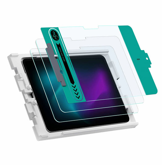 Ochranná fólie ESR na displej pro Apple iPad Pro 13 (2024), Tvrzené sklo, Full Glue, Sada 2 kusy