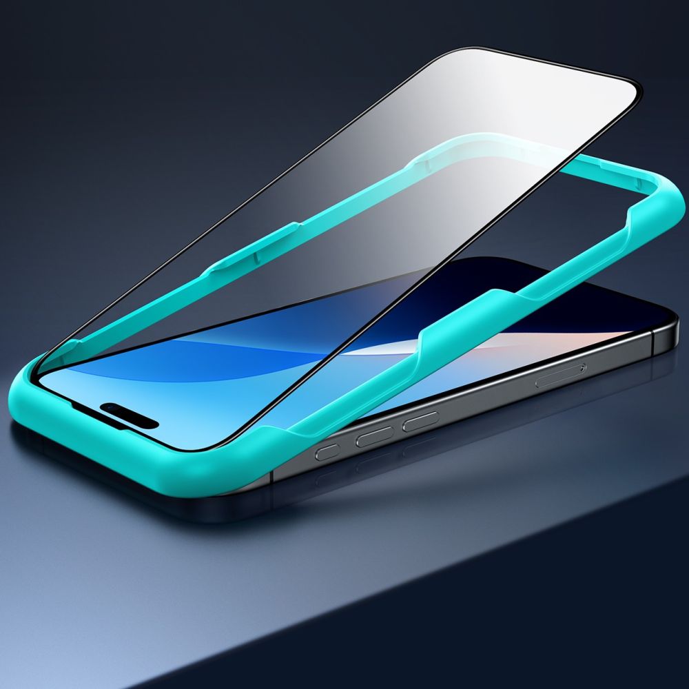 Ochranná fólie ESR na displej pro Apple iPhone 16 Pro Max, Tvrzené sklo, Full Glue