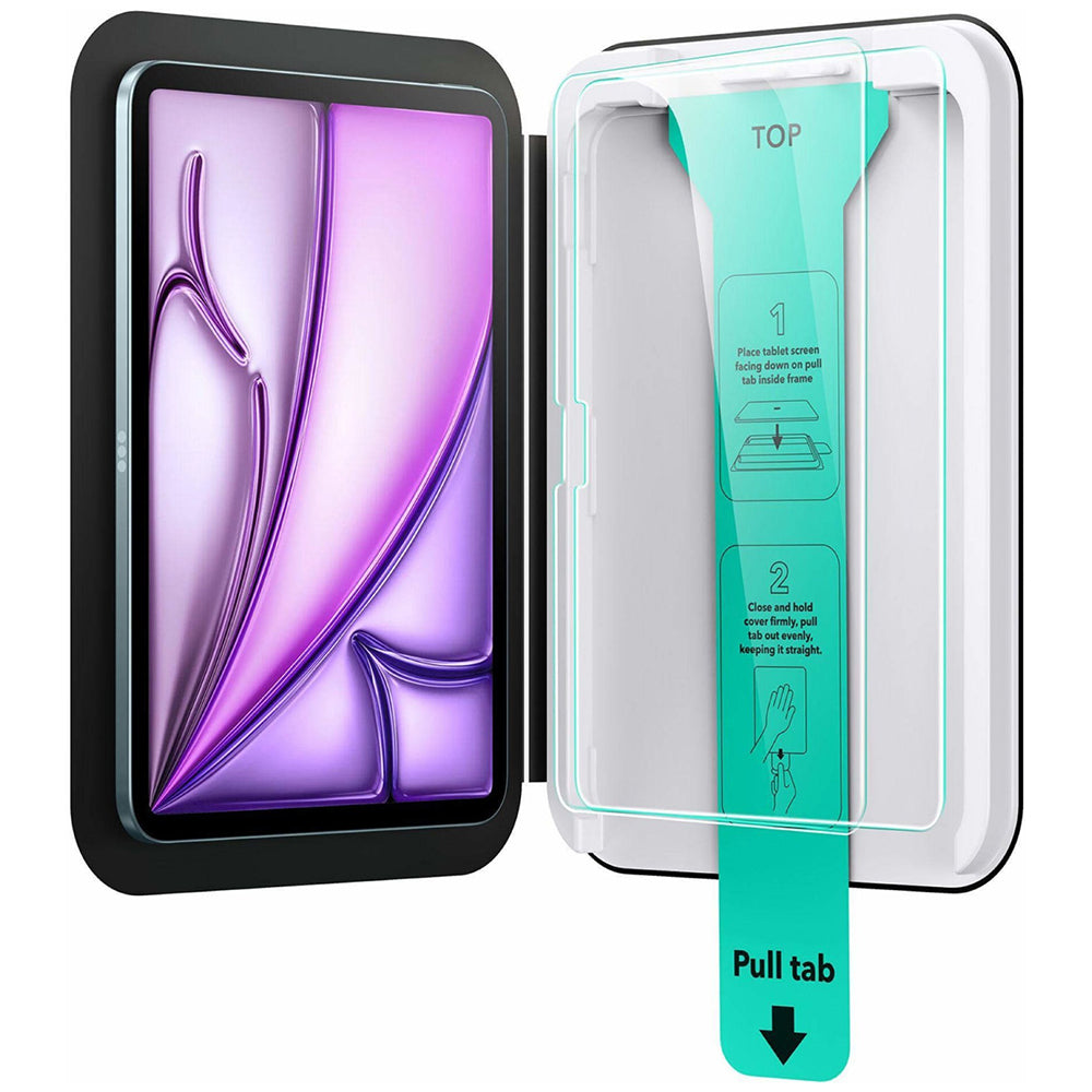 Ochranná fólie ESR UltraFit pro Apple iPad (2025) / (2022), Tvrzené sklo, Full Glue, Sada 2 kusy