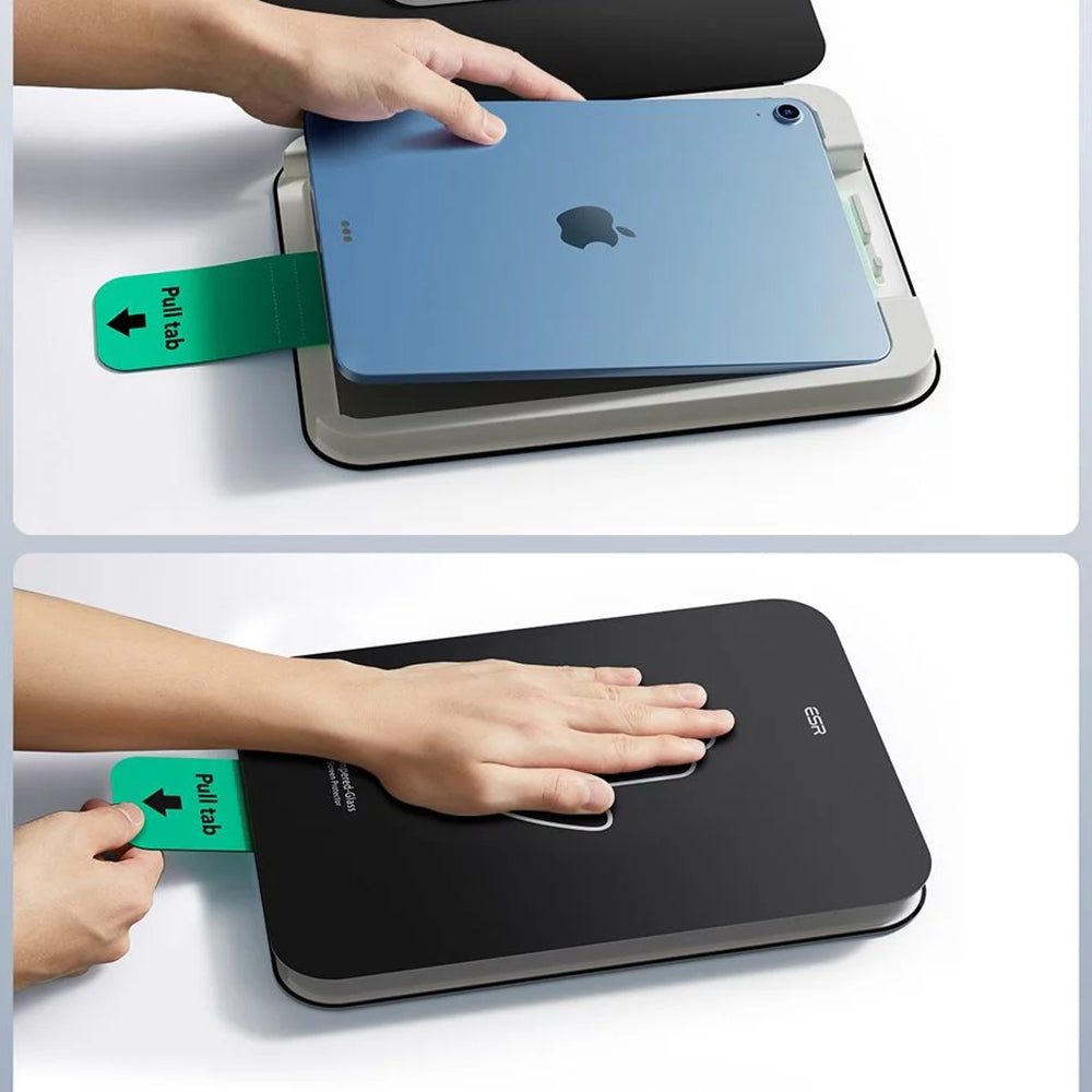 Ochranná fólie ESR UltraFit pro Apple iPad (2025) / (2022), Tvrzené sklo, Full Glue, Sada 2 kusy