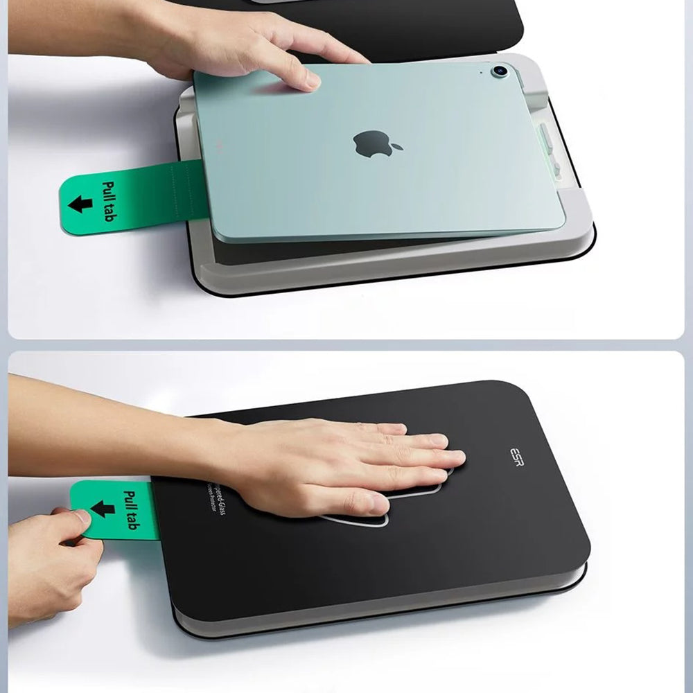 Ochranná fólie na displej ESR UltraFit pro Apple iPad Air 13 (2026) / Pro 13 (2025), tvrzené sklo, plné lepidlo, sada 2 kusů