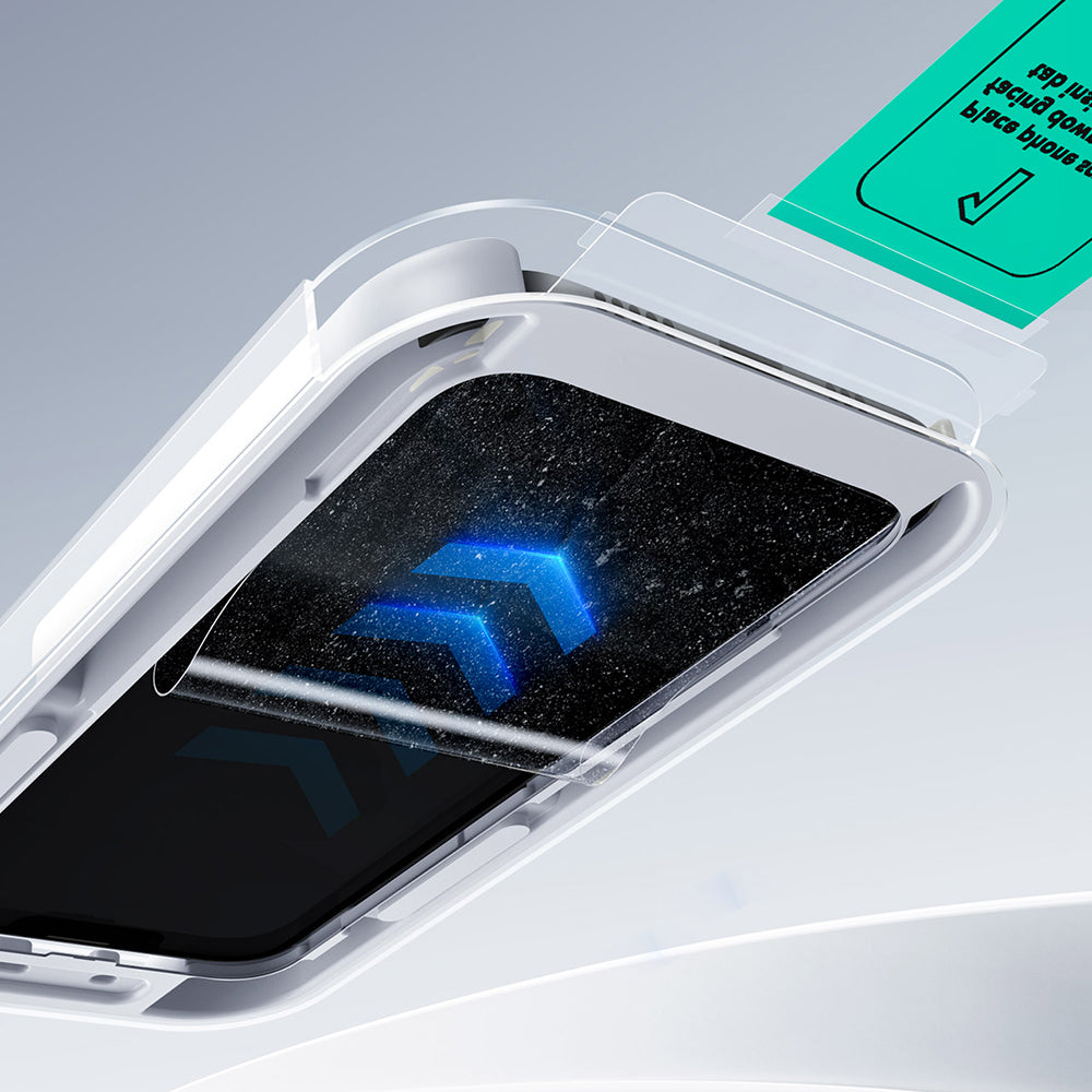 Ochranná fólie ESR UltraFit pro Apple iPhone 17 Air, Tvrzené sklo, Full Glue, Sada 2 kusy, Černá