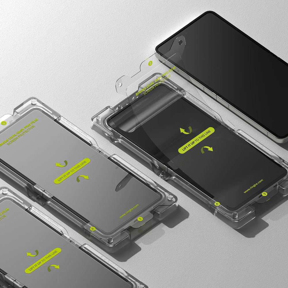 Ochranná fólie Ringke Dual Easy Pro pro vnitřní displej Samsung Galaxy Z Flip7 F766, plast, sada 2 kusy
