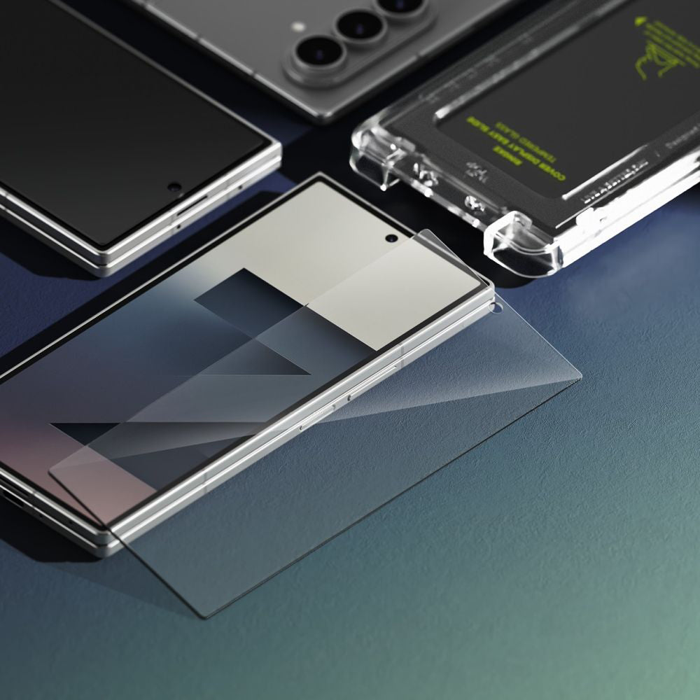 Ochranná fólie Ringke Easy Slide pro vnější displej Samsung Galaxy Z Fold7 F966, tvrzené sklo, plně lepená, sada 2 kusy