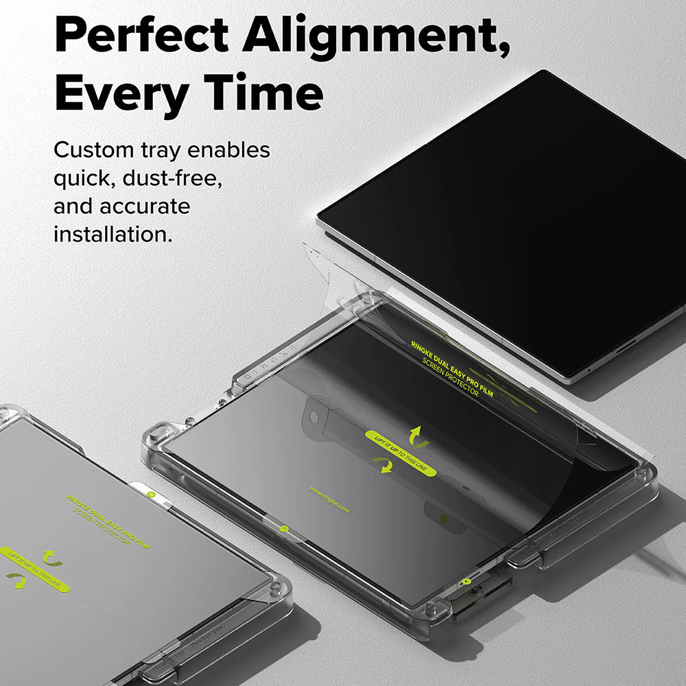 Ochranná fólie na vnitřní displej Ringke Dual Easy Pro pro Samsung Galaxy Z Fold7 F966, plast, sada 2 kusů