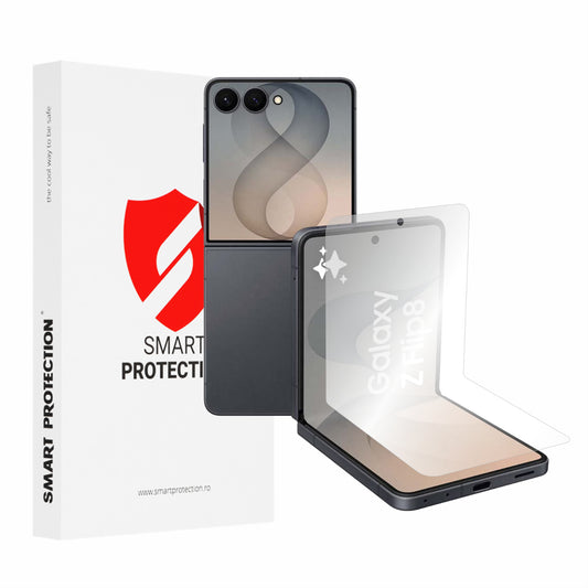 Ochranná fólie na vnitřní displej Smart Protection Premium Classic pro Samsung Galaxy Z Flip8 F776, plast, sada 2 kusů