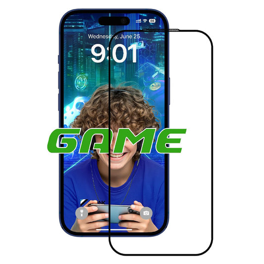 Ochranná fólie Anank 5X Reinforced pro Apple iPhone 17 Pro, Tvrzené sklo, Full Glue, 2.5D, Černá