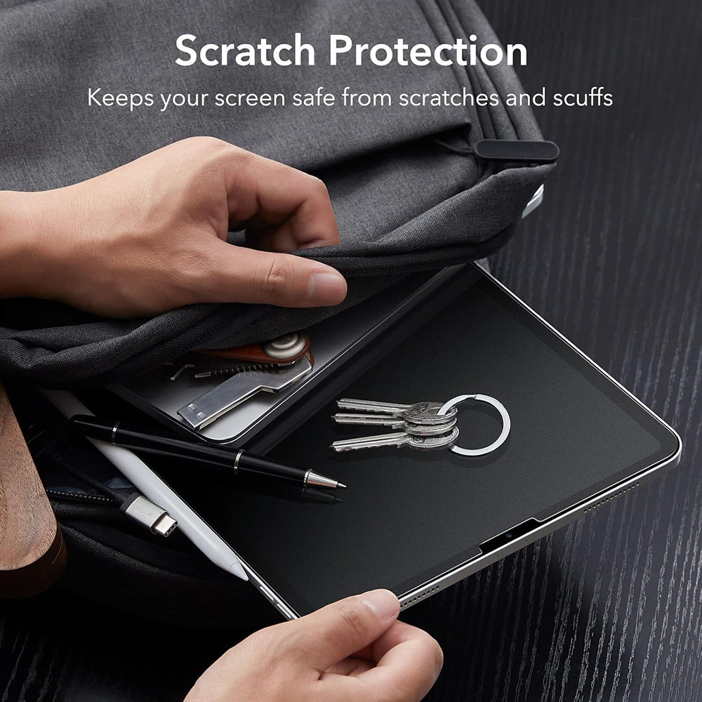 Ochranná fólie Matte ESR Paper Feel pro Apple iPad Pro 12.9 (2022) / Pro 12.9 (2021) / Pro 12.9 (2020), Plast, Sada 2 kusy