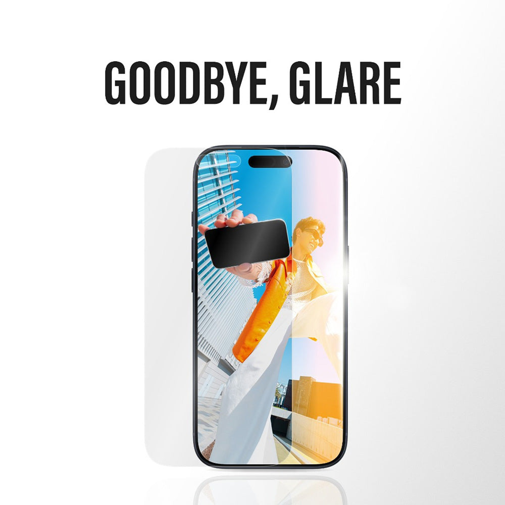 Ochranná fólie Matte PanzerGlass Armor EasyAligner pro Apple iPhone 17 Air, Tvrzené sklo, Full Glue