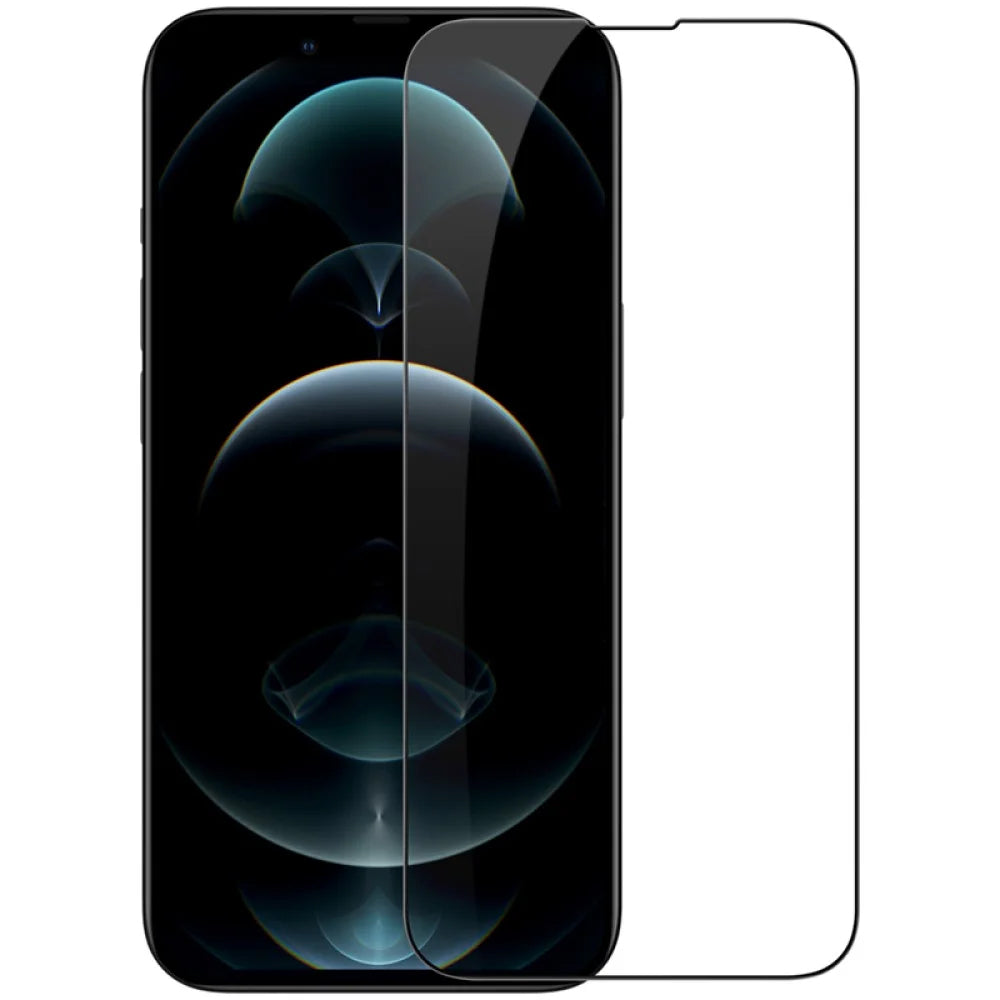 Ochranná fólie na displej Nillkin CP+ Pro pro Apple iPhone 17e / 16e / 14 / 13 Pro / 13, tvrzené sklo, plné lepidlo, černá