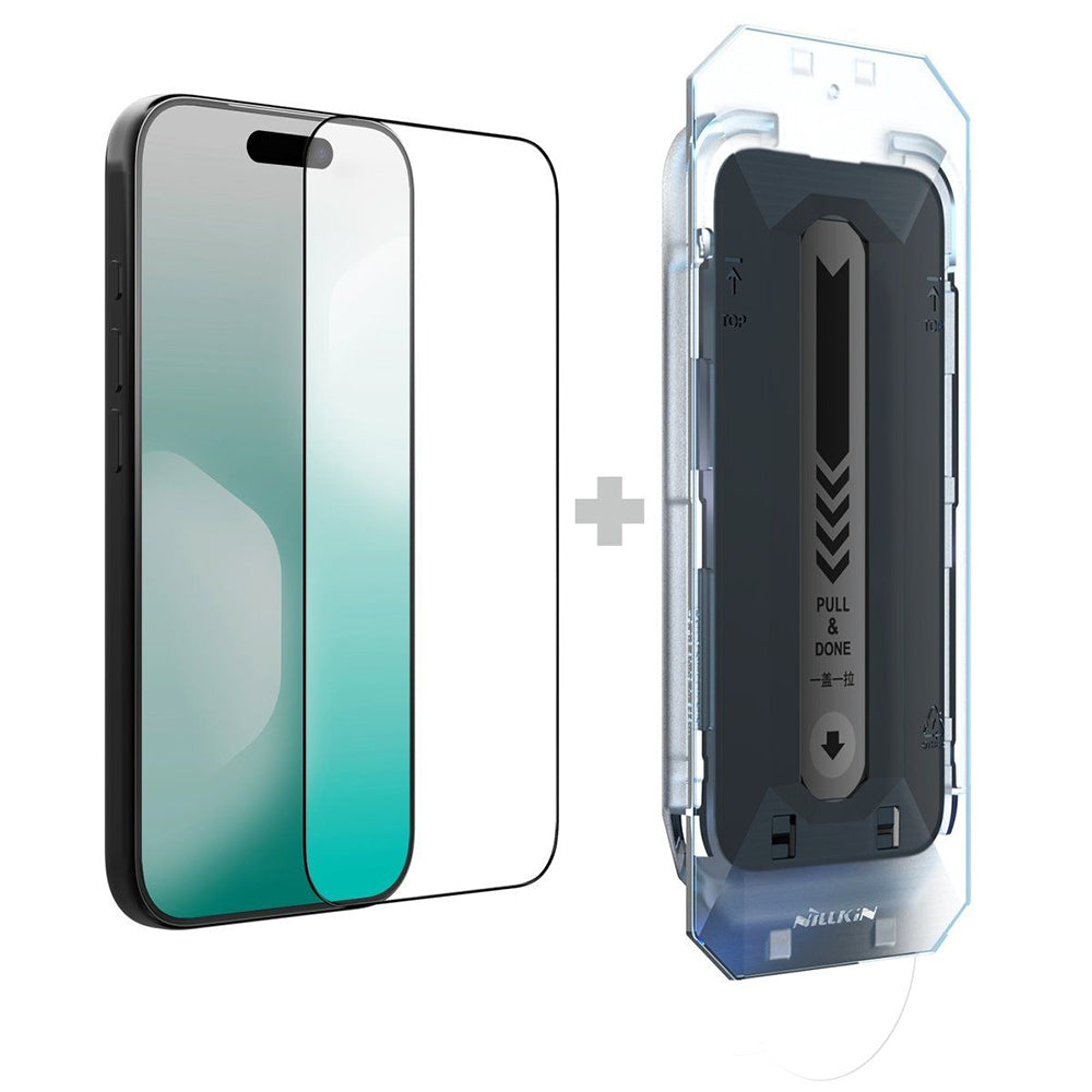 Nillkin CP+ Pro Screen Protector with Applicator for Apple iPhone 18 Pro Max / 17 Pro Max, Tempered Glass, Full Glue, Black
