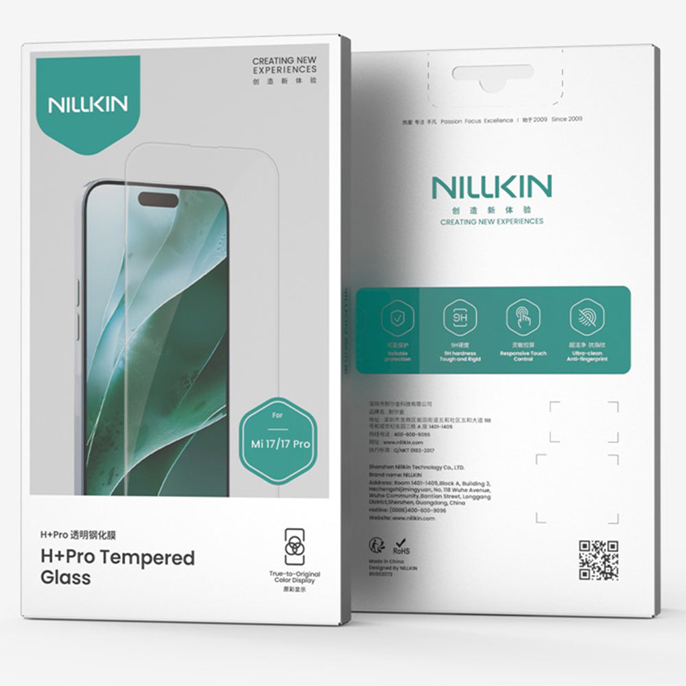 Ochranná fólie na displej Nillkin H+ Pro pro Xiaomi 17 Pro / 17, tvrzené sklo, plné lepidlo