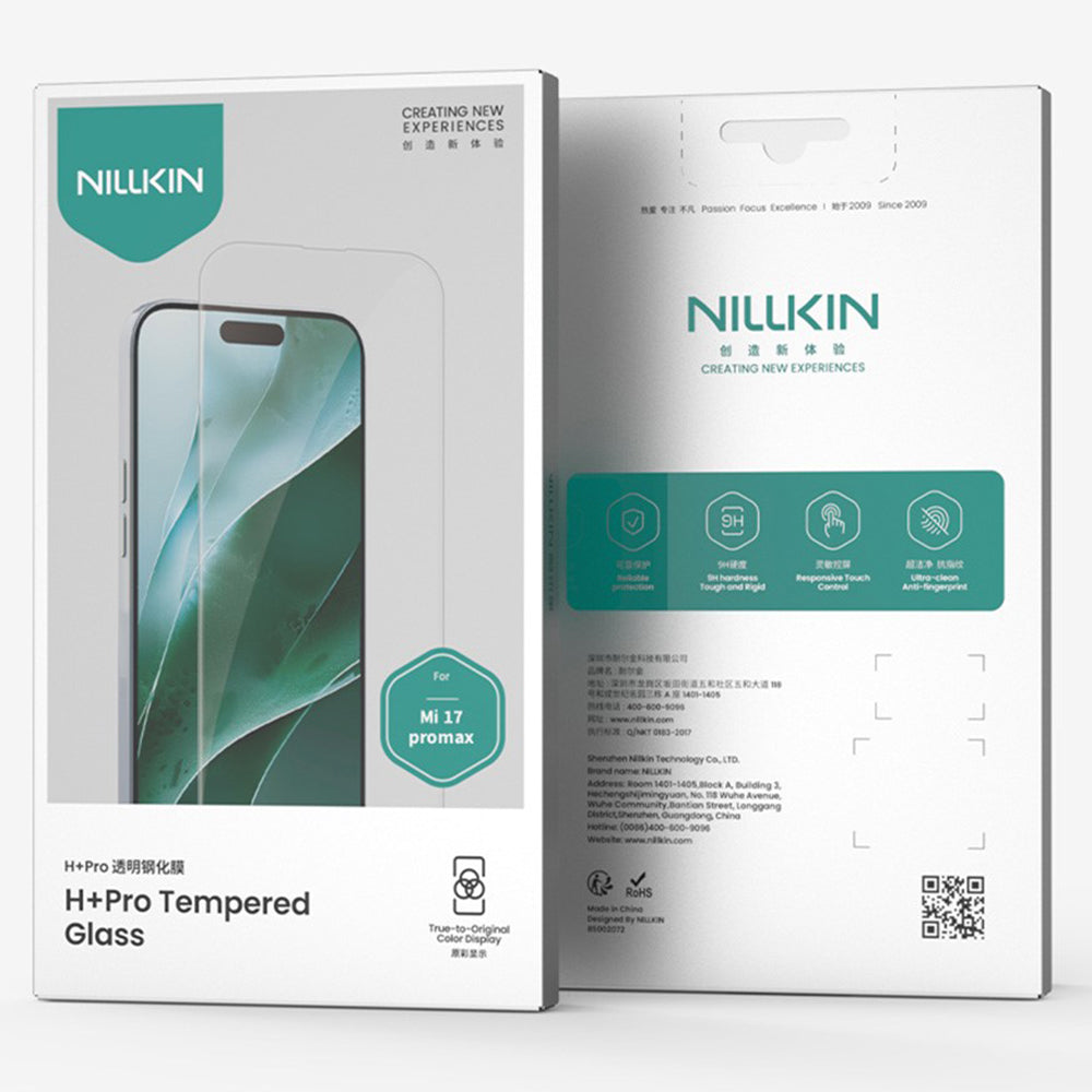 Ochranná fólie na displej Nillkin H+ Pro pro Xiaomi 17 Pro Max / 17 Ultra, tvrzené sklo, plné lepidlo